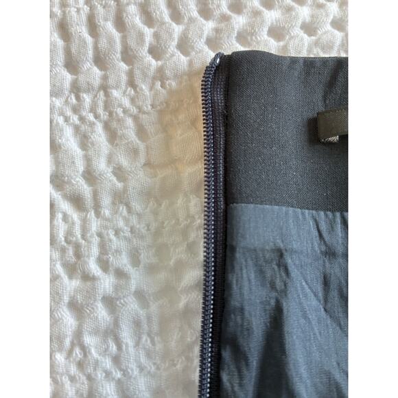 Hugo Boss Vilina Skirt Women 10 Dark Navy Wool Career Closet Staple Office Siren - Picture 4 of 13